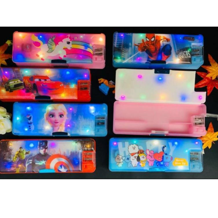 

TKLH kotak pensil lampu/pencil case LED/kotak pensil MAGNET NYALA/MAGNET LED [ca -841]