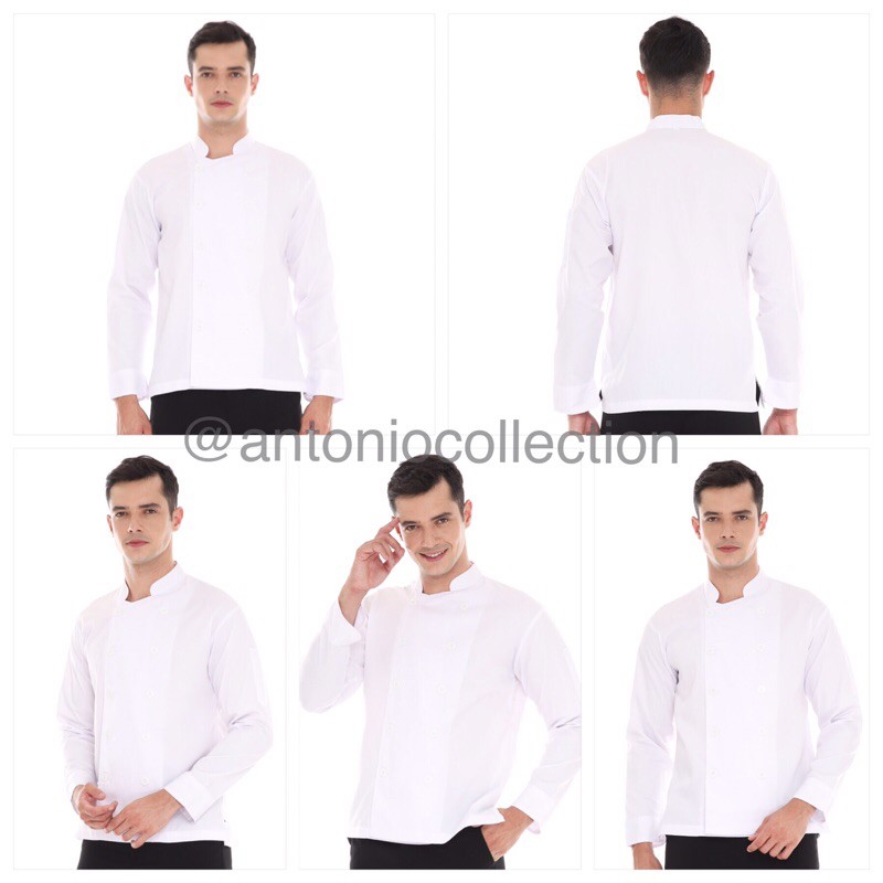 Baju Koki / Chef Jacket UNISEX Lengan Panjang