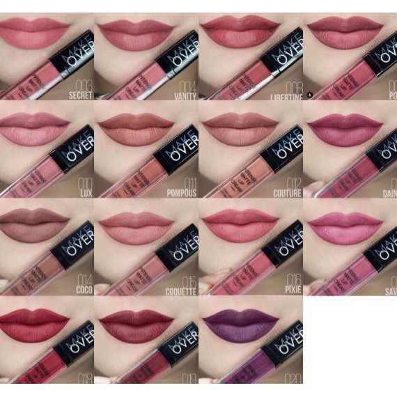 Uqid Lipstik Make Over Intense Matte Lip Cream Original 7Fsi