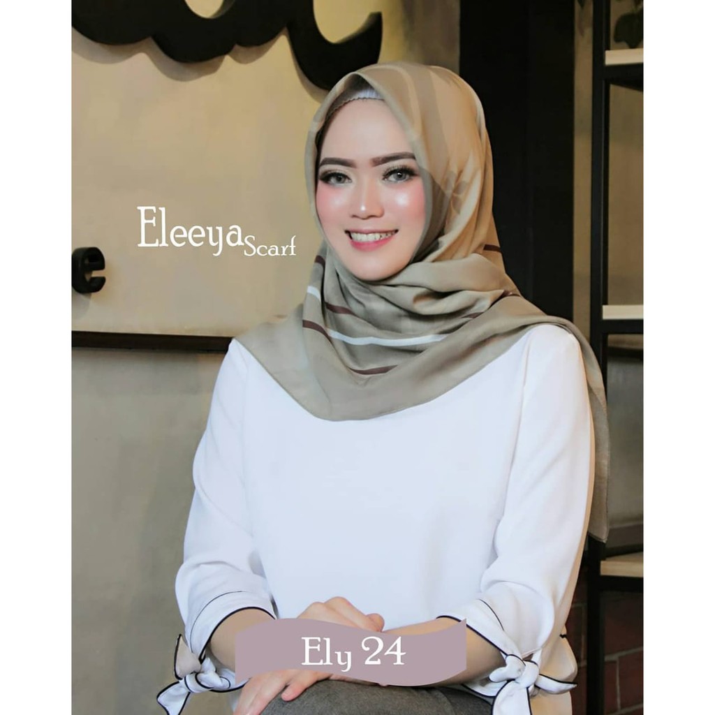 HIJAB SEGIEMPAT MOTIF ELY 24 II Eleeyascarf