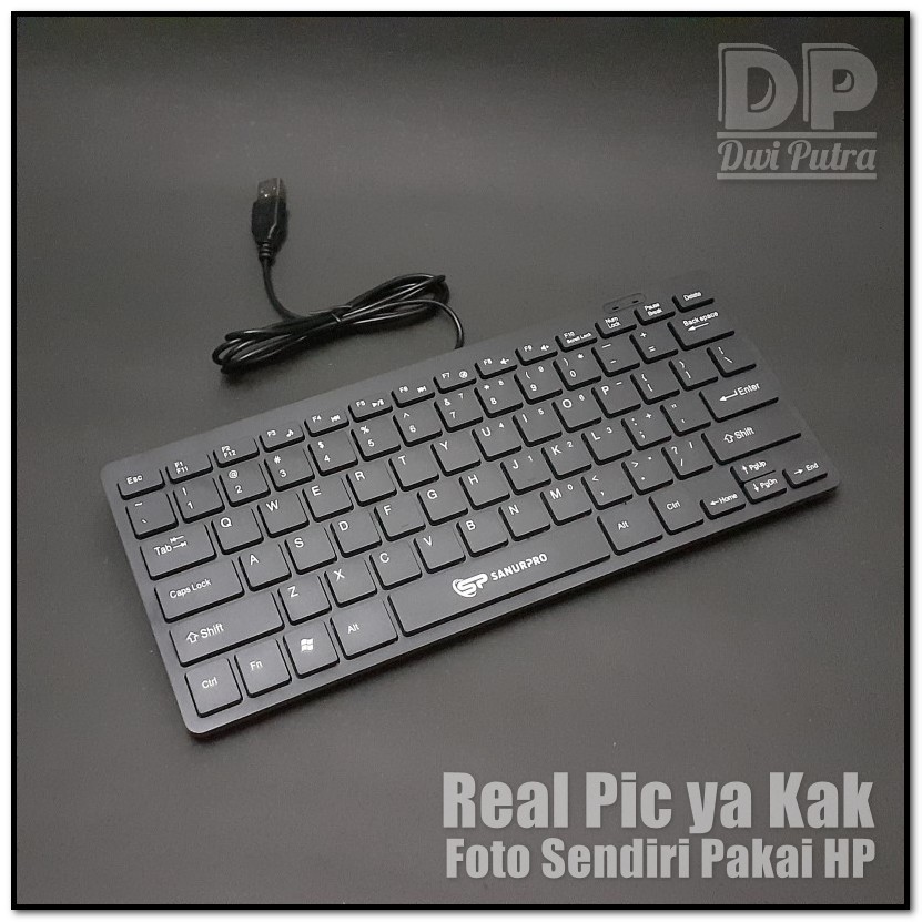 KEYBOARD MINI SANURPRO K-1000 / K-2000 // CHOCOLATE USB K1000 // OFFICE MULTIMEDIA // LAPTOP ANDROID CHOCO