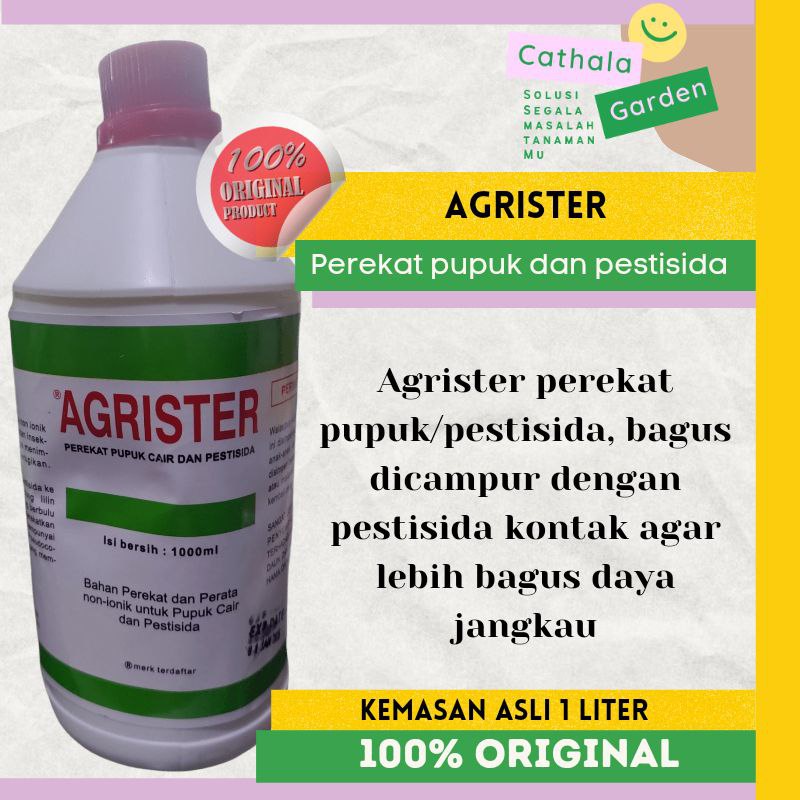 AGRISTER 1 LITER | PEREKAT PESTISIDA & PUPUK