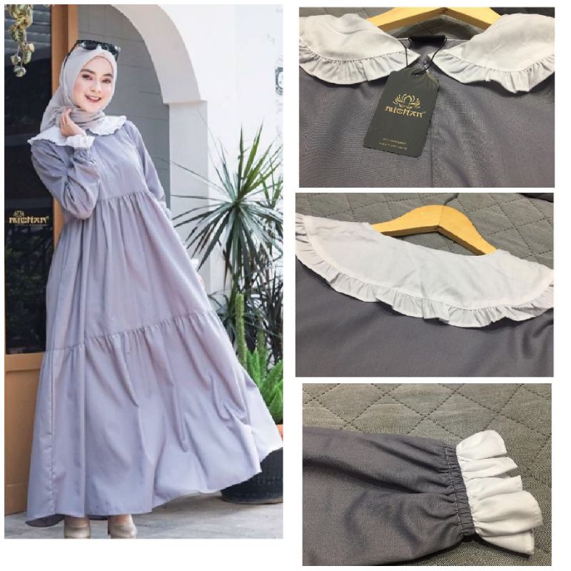 Gamis Polos Layer Baju Muslim Polos Gamis Polos Katun Toyobo Baju Muslim Katun Toyobo Polos Gamis Ka