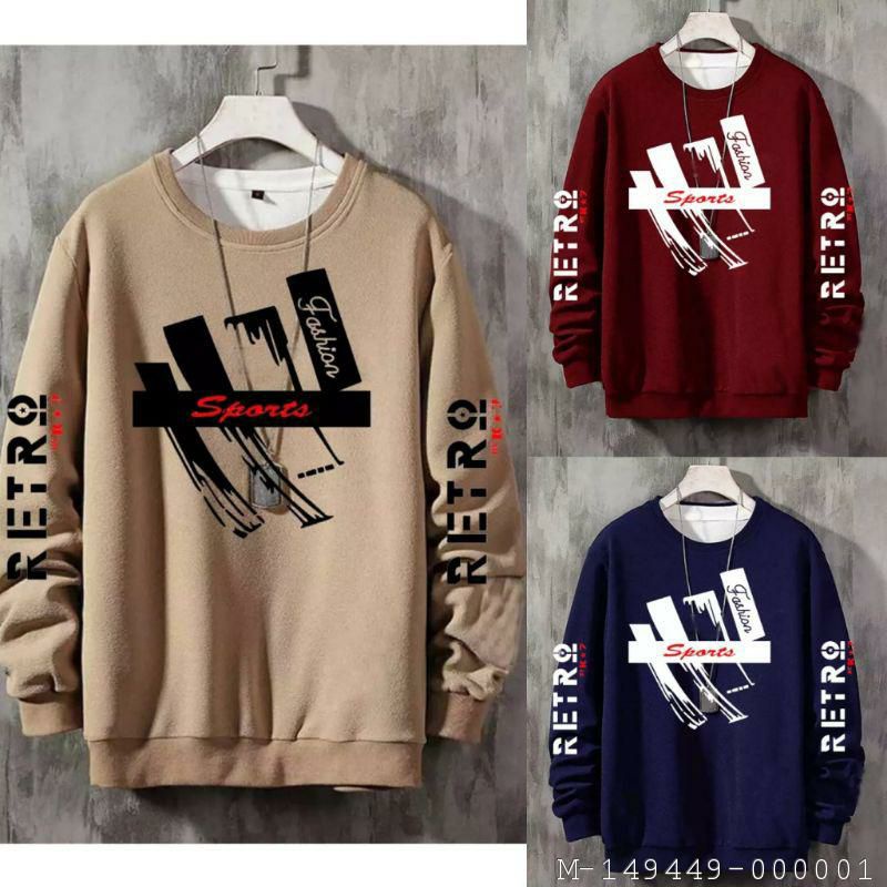 KAOS PRIA LENGAN PANJANG RETRO BABYTERRY