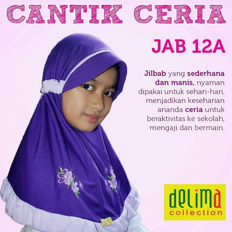 Kerudung Anak Delima Collection 12a