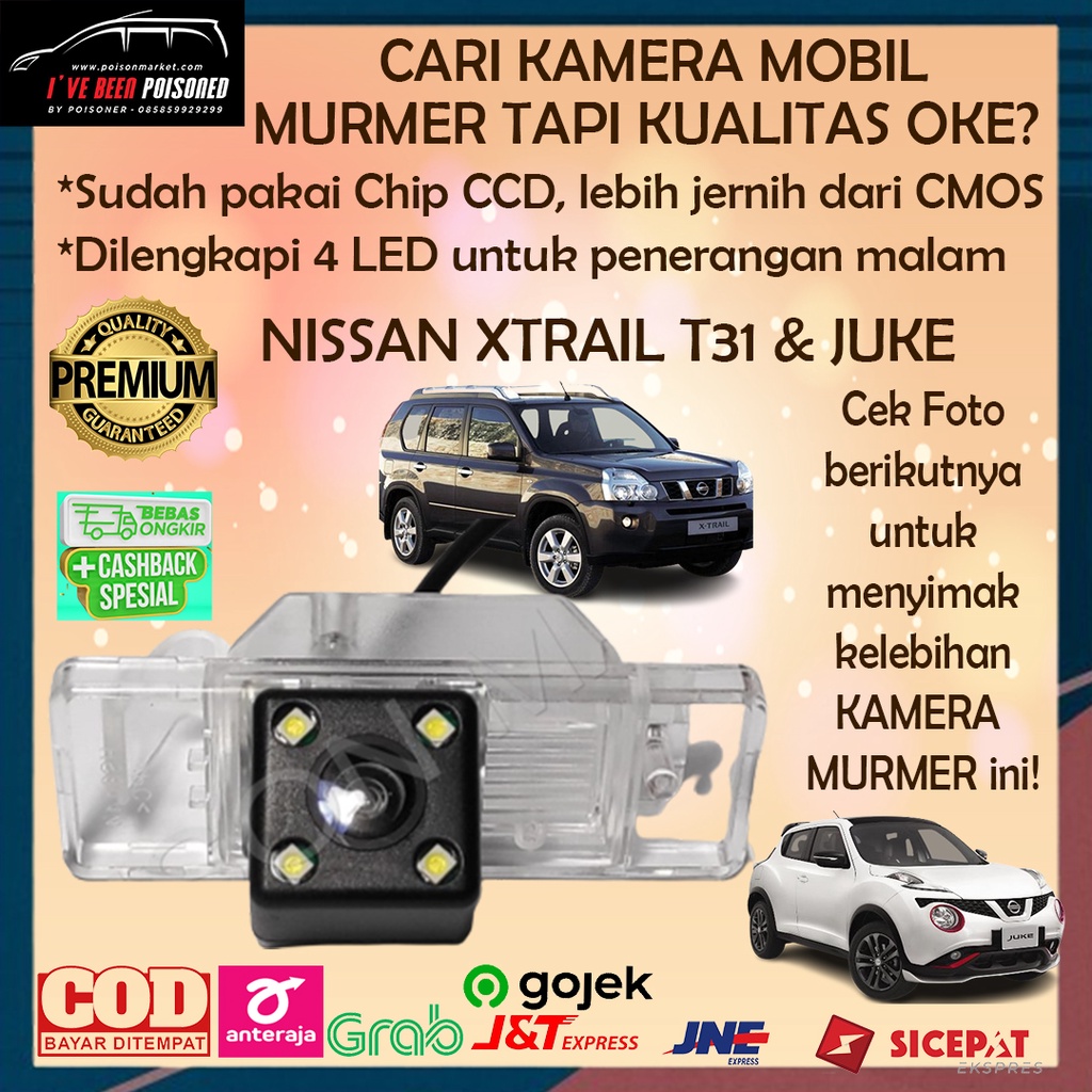 Budget Series Kamera Mundur Mobil Kamera Parkir Mobil Kamera Mobil Nissan Xtrail T31 Nissan Juke Aks