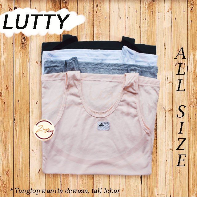 TANGTOP LUTTY TALI LEBAR | Kaos Dalam Wanita |   Tangtop Wanita Tali Lebar