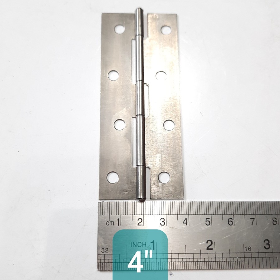 Engsel Tipis RRT 4inch 4&quot; / Harga Per Pasang / Engsel Tipis Besi