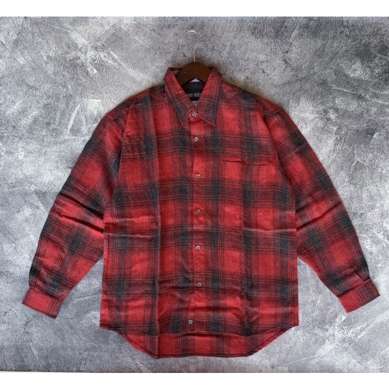 Kemeja flannel veterano beams heart