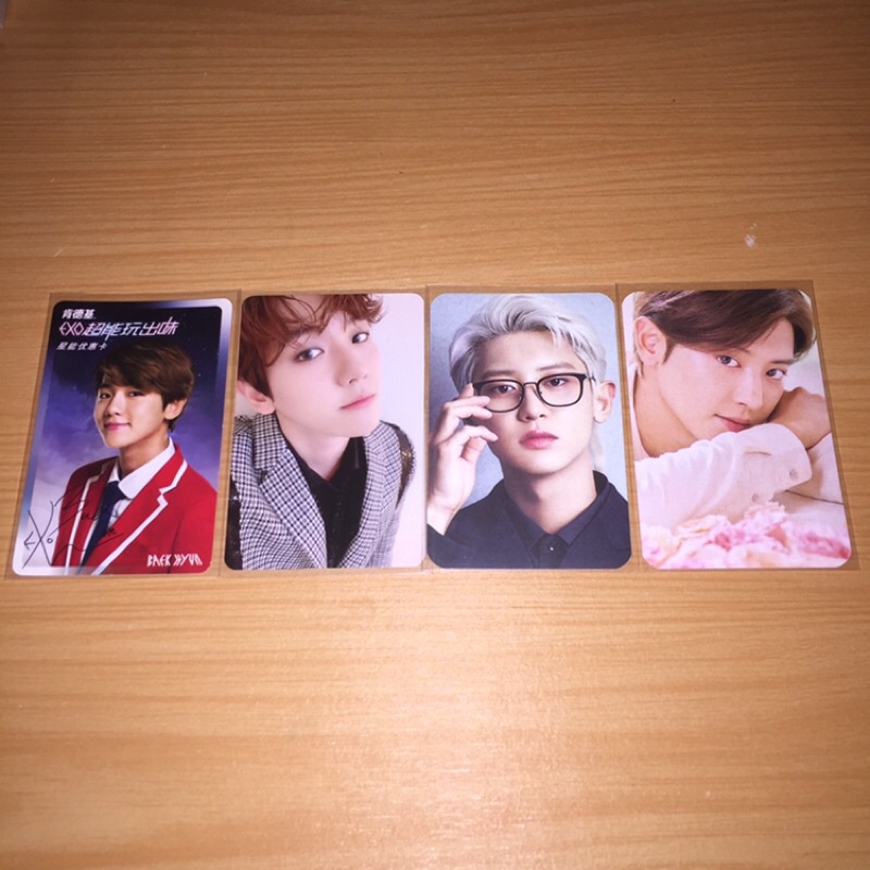 Photocard Baekhyun Birthday KFC Chanyeol Nacific EXO