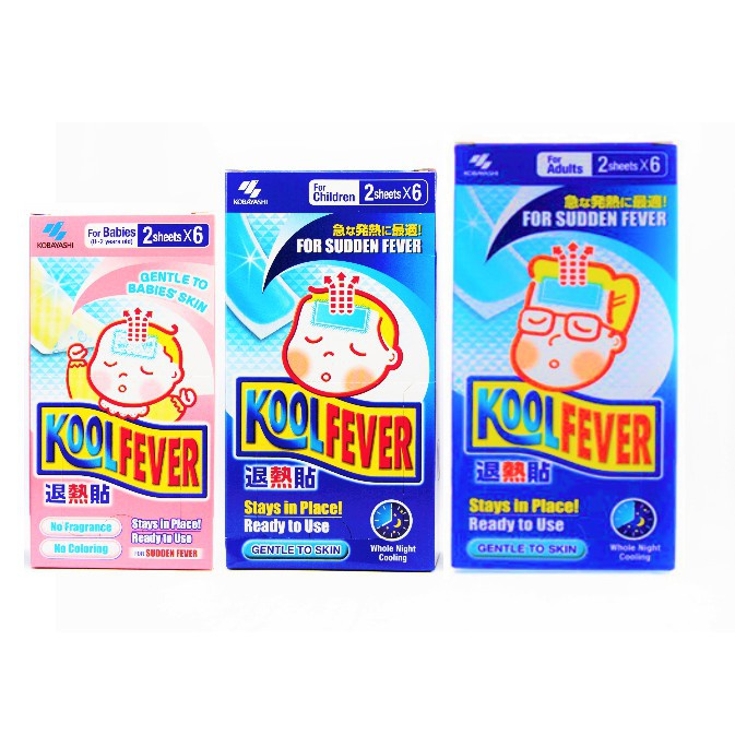 Morinz Plester Demam ByeBye Bye Bye Fever Kool Fever Pure Termorex Bayi Anak - SATUAN / 1 lembar