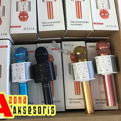 ✹ WS-858 - MIC SMULE Karaoke WS858 / MICROPHONE WS-858 ▼