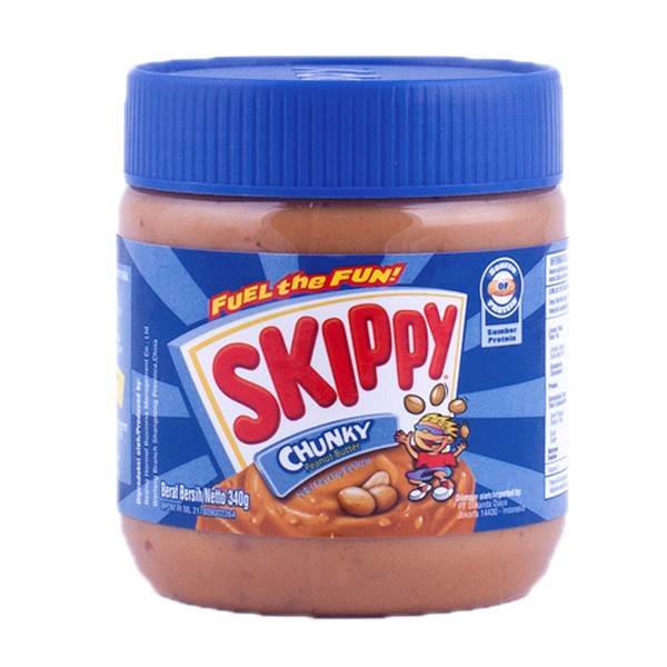 

SKIPPY Chunky Peanut Butter Spread 340gr - Selai Kacang Gurih