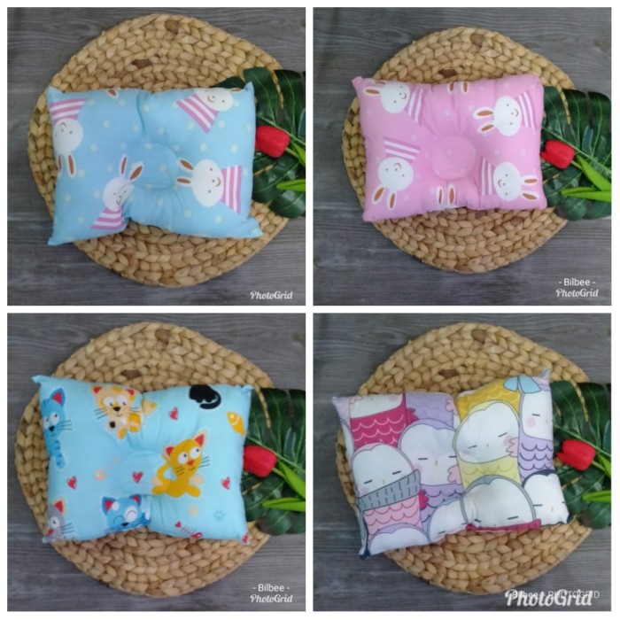 BILBEE Bantal Peang Kotak Bantal Bayi Anti Peyang Baby Pillow