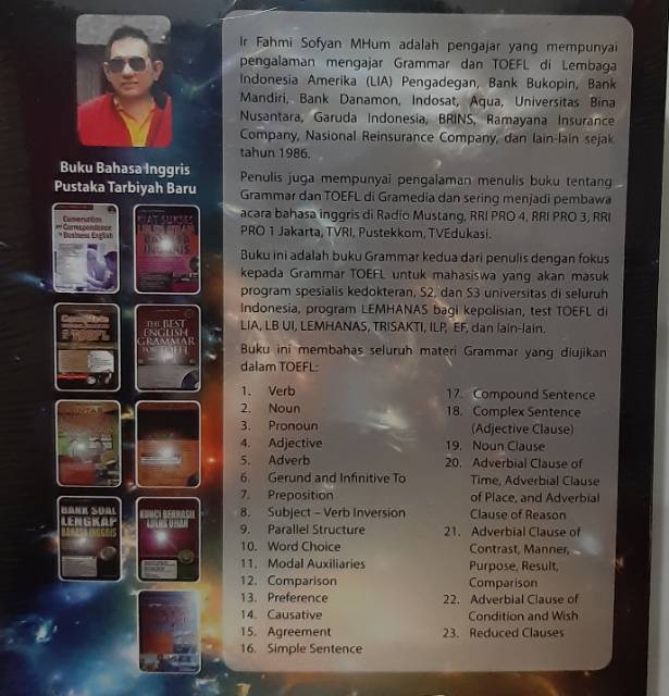 Buku Complete English Grammar For Toefl By Fahmi Sofyan-1