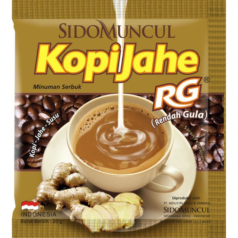 

Kopi jahe sidomuncul rendah gula per sc