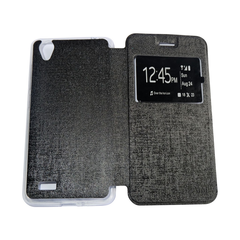 WARNA ACAK Casing Sarung Leather Case Flip Cover Dompet VIVO Y15 Y22 Y21 Y28 Y35 Y51 Y55 X710 XSHOT