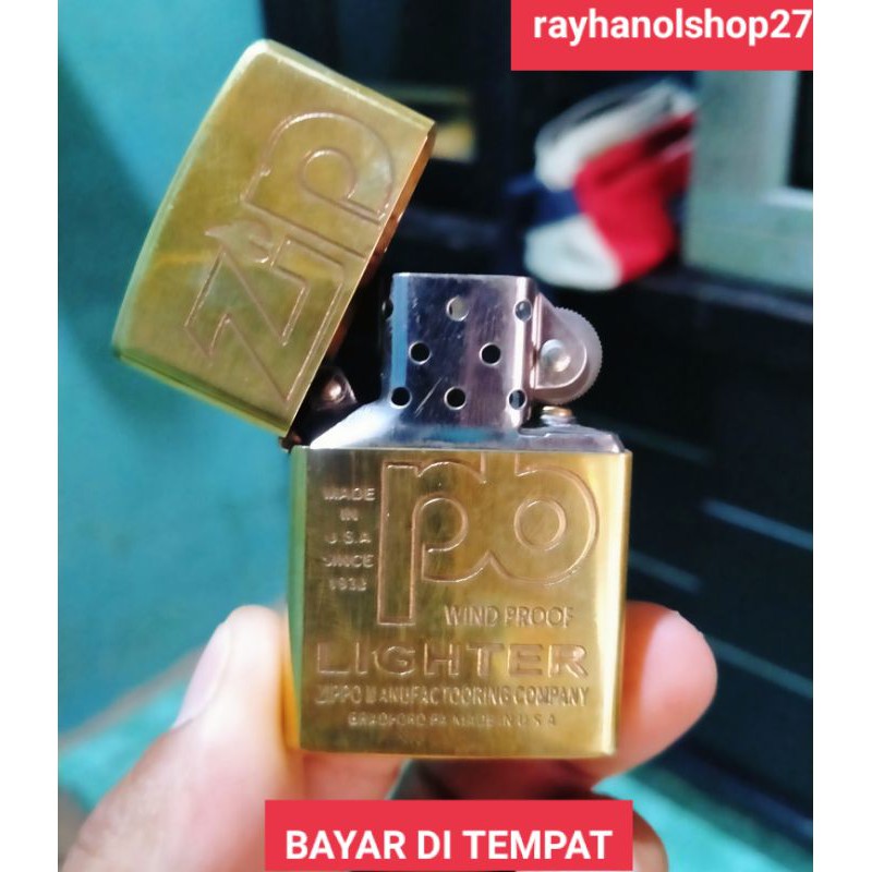 Koleksi pria yang suka merokok korek api Zippo premium Made U S A TERBAIK Denting 2x termurah