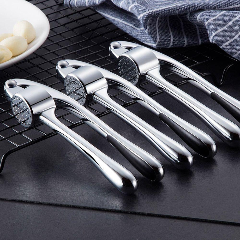 [Elegan] Garlic Masher Stainless Steel Penghancur Multifungsi Penghalus Bumbu Tekan Alat Cincang