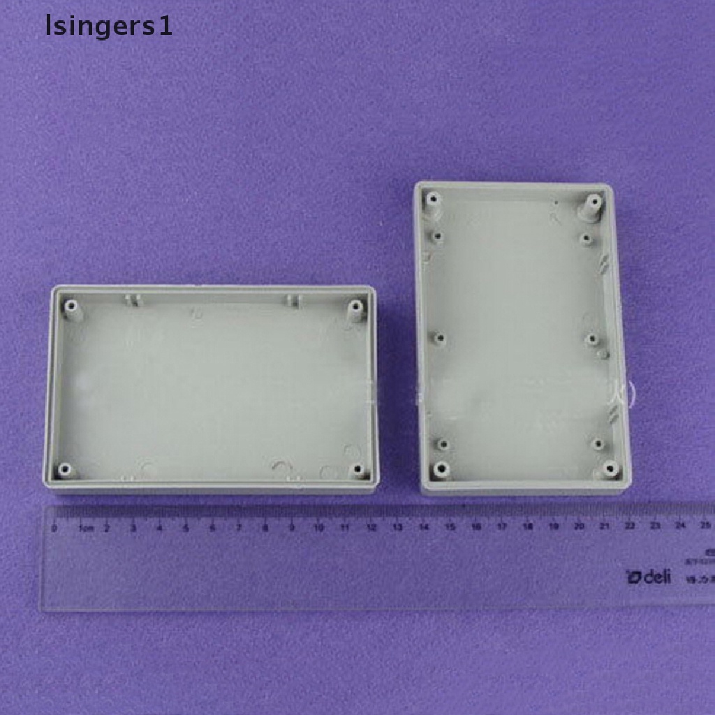 (lsingers1) Kotak Penutup Proyek Elektronik Bahan Plastik Anti Air Ukuran 125x80 X 32mm