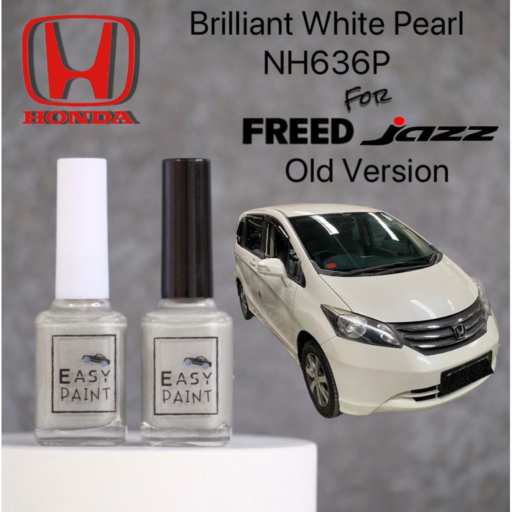 Cat Oles Brilliant White Pearl NH636P Honda Freed Jazz Old Version Putih Mutiara