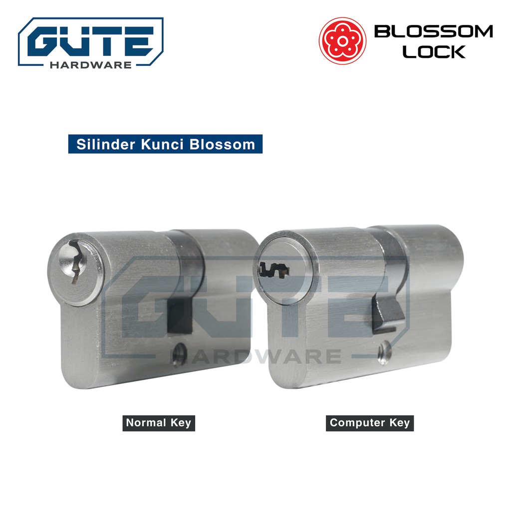 SILINDER / LUBANG KUNCI PINTU BESAR (KUNCI BIASA) MERK BLOSSOM UK BESAR 60 MM