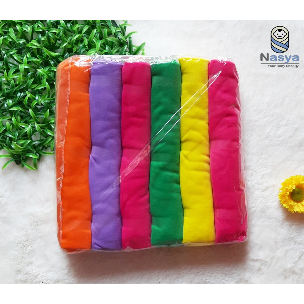 [B-032] Bedong Bayi Polos / Bedong rainbow FEJESS Size 115x90cm