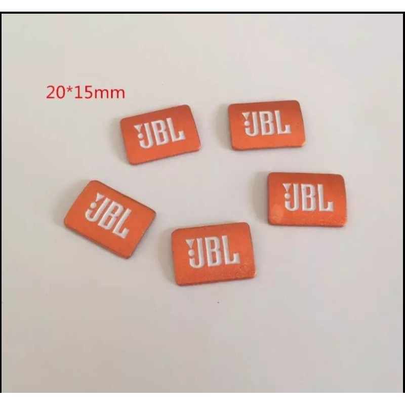 Decal Sticker Emblem 3D JBL Merah Logo Audio Speaker