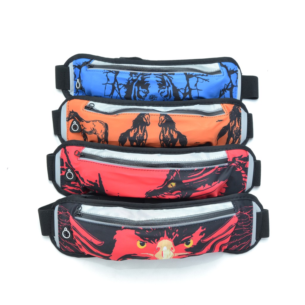 Tas Lari Ikat Pinggang Water Proof 1 Kantung / Go Belt / Running Belt SPORT Import 1008