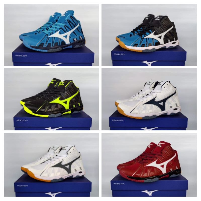 Sepatu Volly Mizuno Wave Tornado Terbaru//Sepatu Volly pria/Sepatu Jogging Pria/Free Kaos kaki