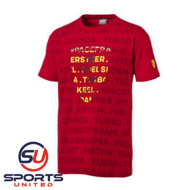 Baju Kaos Puma FERRARI SF BIG SHIELD TEE 577828-01