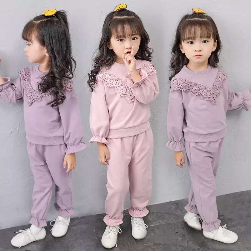 [IMPORT] Jiso Setelan Sweatsuit Anak - Setelan Anak Import