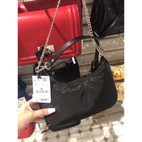 SHOULDER BAG NYLON STRADIVARIUS ORIGINAL STORE JASTIP