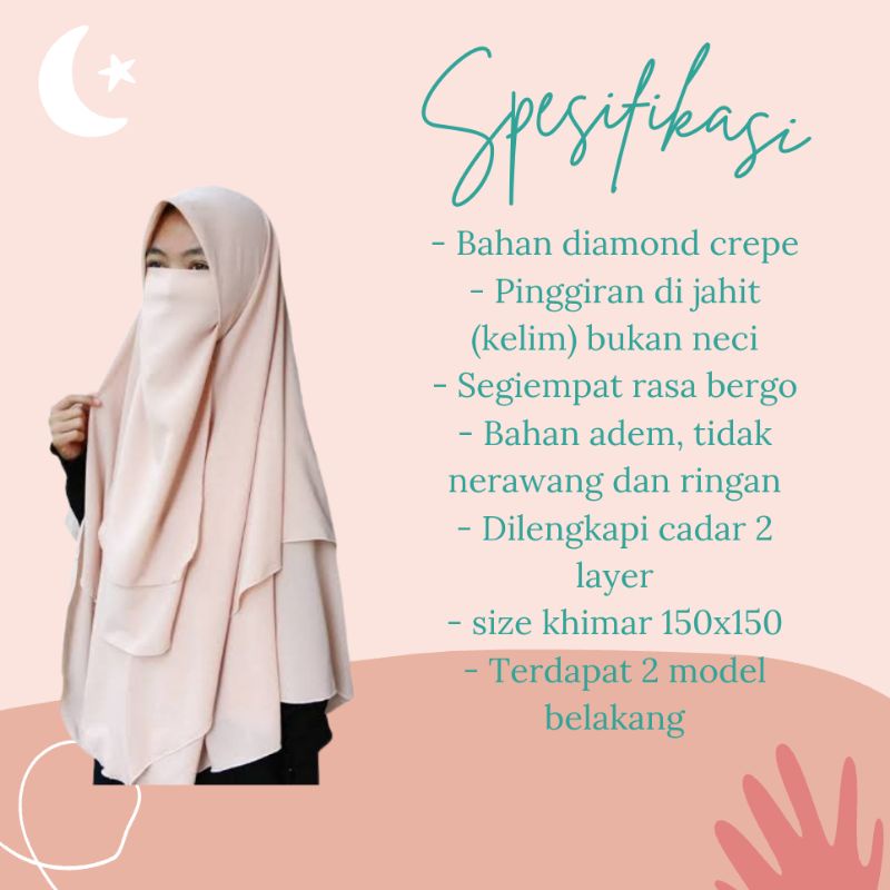 SEGI EMPAT INSTAN BOLAK-BALIK JUMBO CADAR