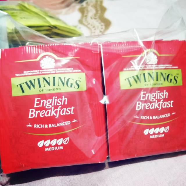 

Teh sachet hotel excusive twinings, dilmah, tong tji