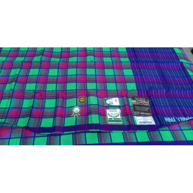 SARUNG ABU YAMAN FULL SUTERA MOTIF KBS