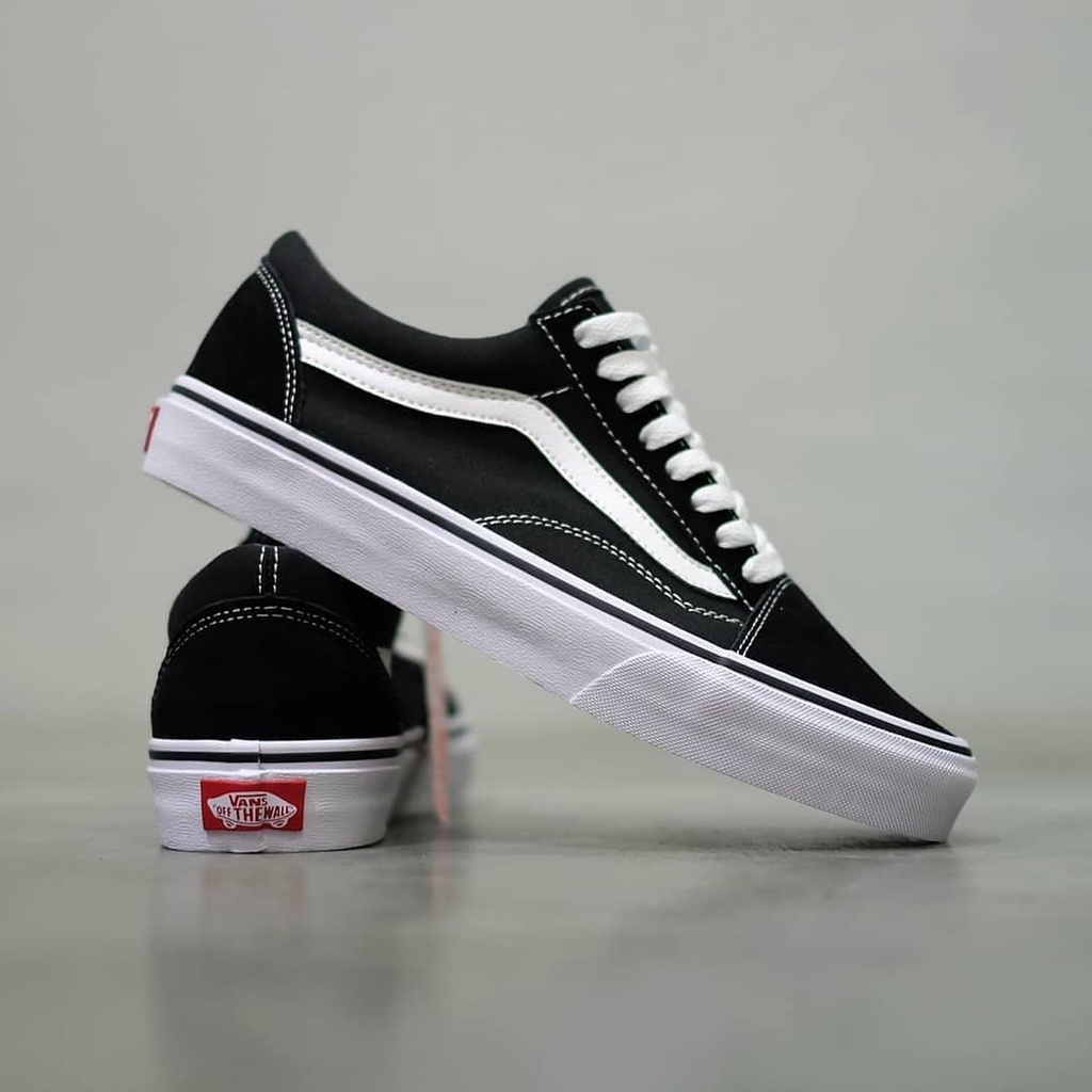 Vans Sepatu Vans Old School Vans Original Black White Chekerboad Navy Maroon Classic Pria Wanita