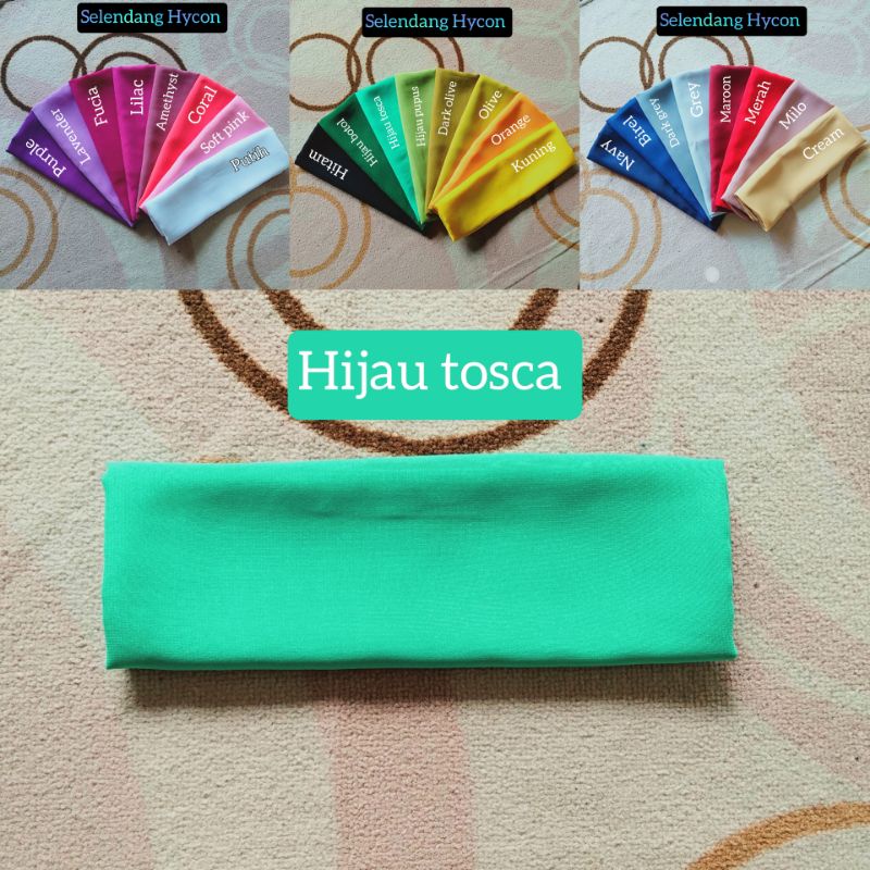 Selendang Hycon-Hijau tosca