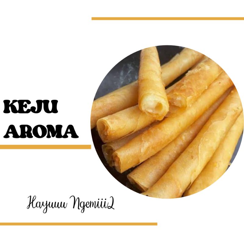 AROMA KEJU/KEJU AROMA/CHEESE STICK/ CHEESE ROLL 300GR