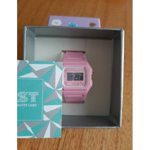 bt21 x ost digital watch