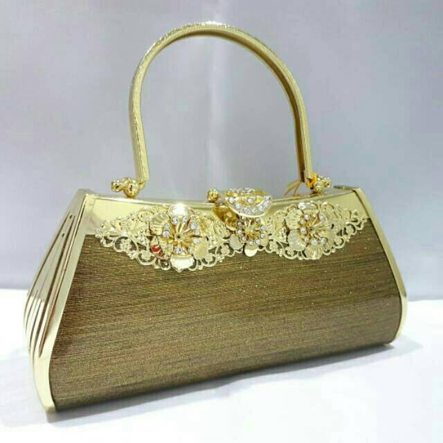 FARNELL - Tas Pesta Kondangan Wanita Clutch Diamond Gagang Bisa Lepas Jinjing Slempang 2883/2882/2932