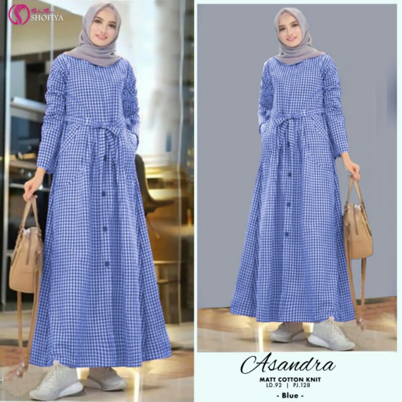 ASANDRA Midi Dress Ori by Shofiya