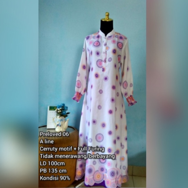 Gamis “Preloved” Mutia Mozz PL 06