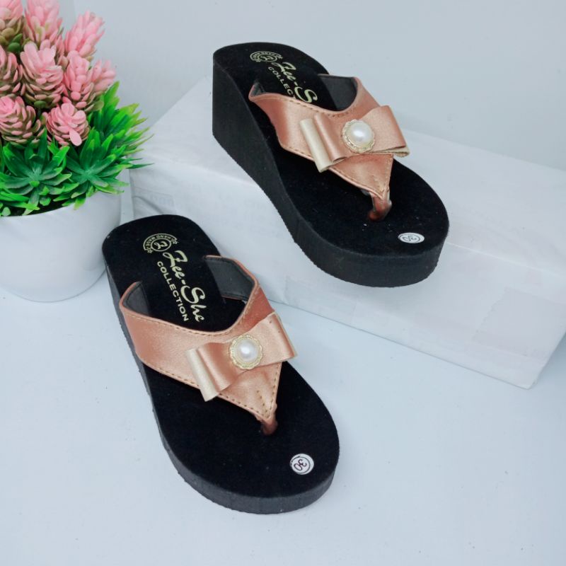 Sandal Wedges Anak Jepit Pita 7