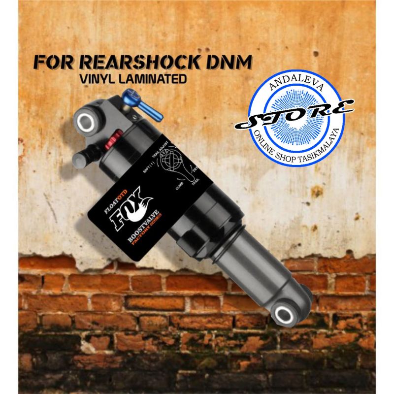 Decal Sticker RearShock FOX BOOSTVALE / Sticker RearShock FOX BOOSTVALE Terbaru / Stiker Rear'Shock 