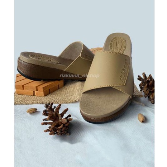 Sandal Wanita Wedges Selop kokop Terbaru GR 2/ rizkiana_olshop
