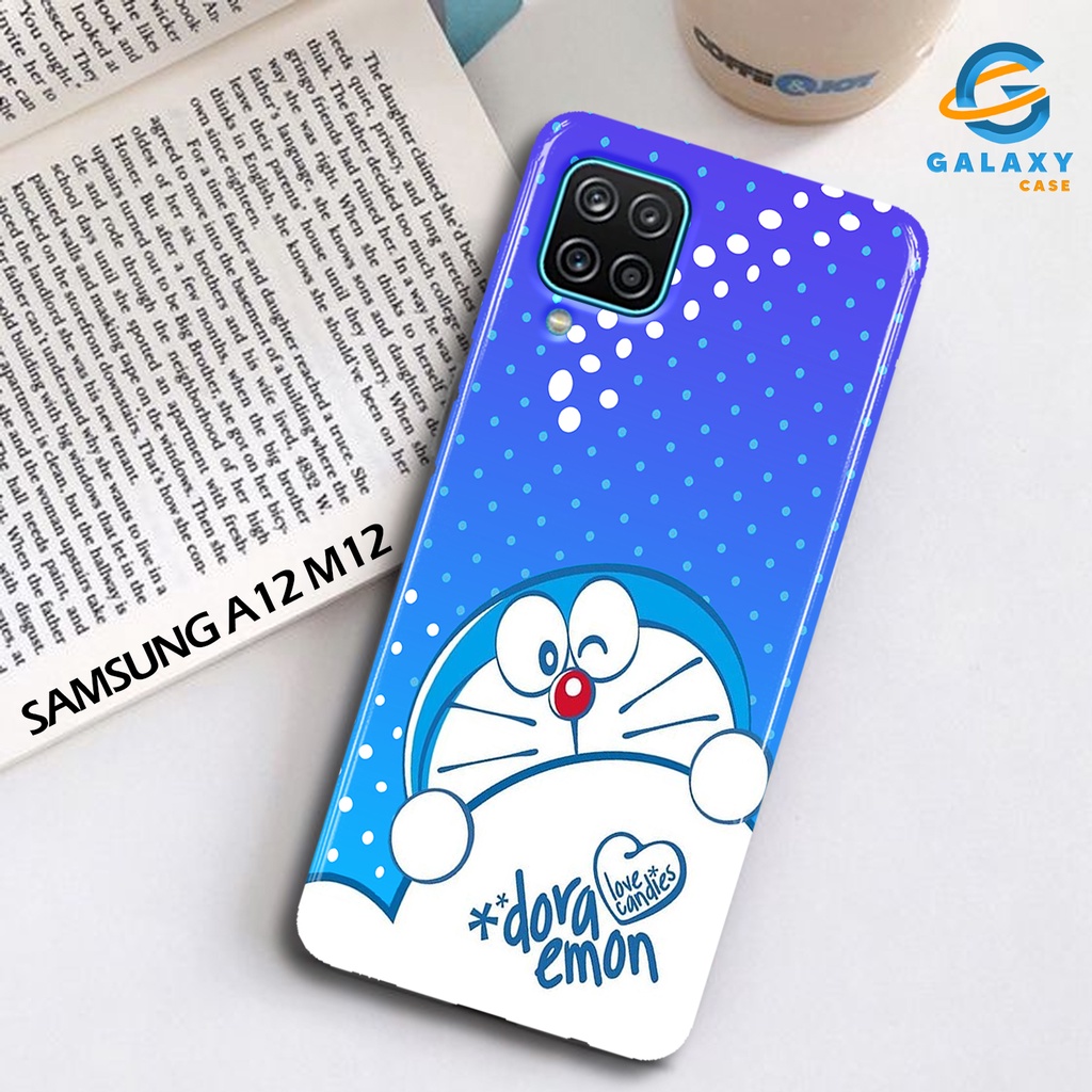 GalaxyCustomCase - Case hp Samsung A12/M12 - Case Abstrak Doraemon Lucu - Casing hp Samsung A12/M12 
