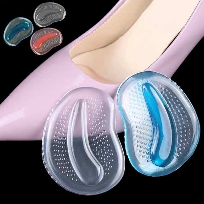 Bantalan kaki insole cushion gel pad silicone forefoot