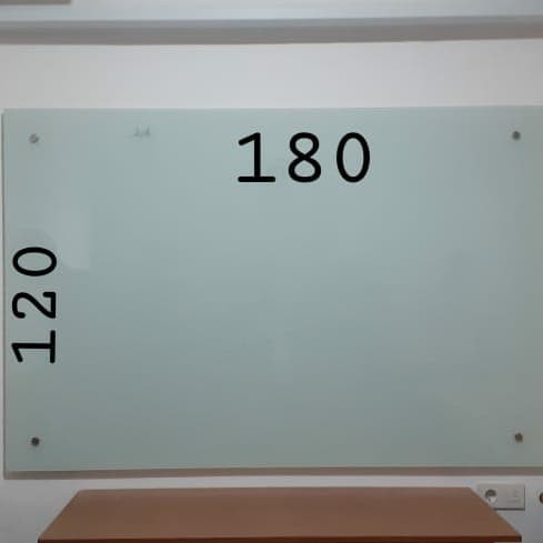 

Papan Tulis Kaca Gantung 120 × 180 Cm