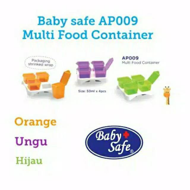 BABY SAFE Multi Food Container AP009